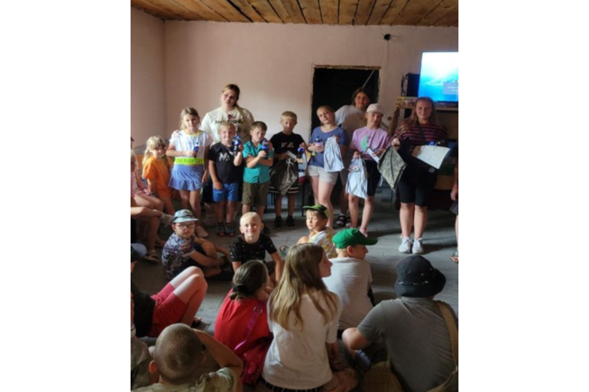 Camp at Grace Church in the city of Horodyshche / Табір в місті Городище Церква Благодаті