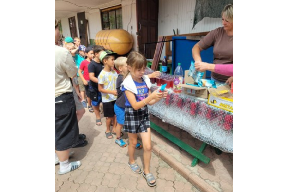 Camp at Grace Church in the city of Horodyshche / Табір в місті Городище Церква Благодаті